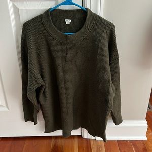 Aerie green sweater
